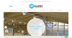 Desktop Screenshot of madec-elec.com